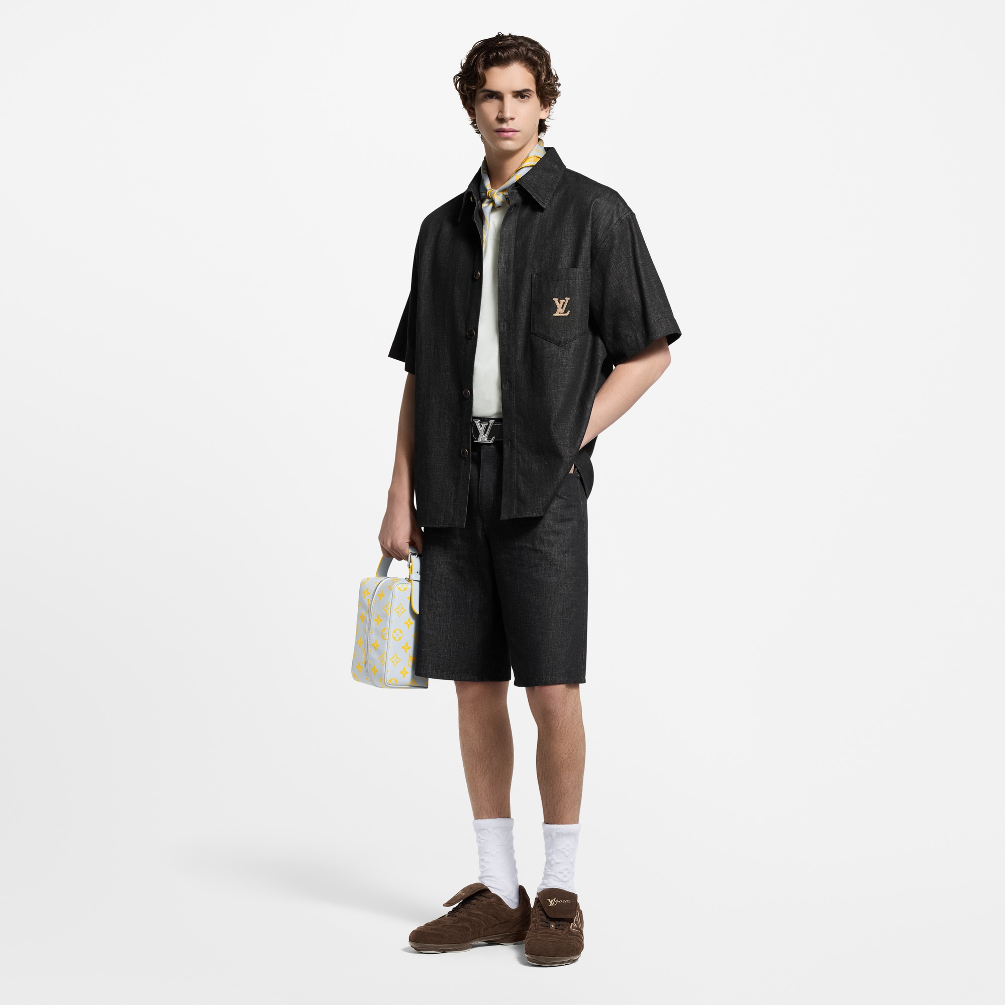 Short-Sleeved Chambray Shirt - Ready-to-Wear | LOUIS VUITTON